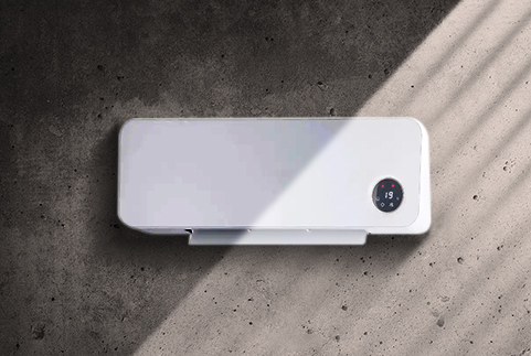 Falra szerelt kerámia ventilátor fűtés